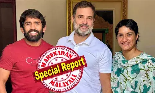 വിനേഷ് ഫോഗട്ടും ബജ്‌റംഗ് പുനിയയും ഇനി രാഷ്ട്രീയ പോരിലേക്ക്; രാഹുല്‍ ഗാന്ധിയുമായി കൂടിക്കാഴ്ച്ച നടത്തി;ഹരിയാന തിരഞ്ഞെടുപ്പില്‍ സ്ഥാനാര്‍ത്ഥികളാവും