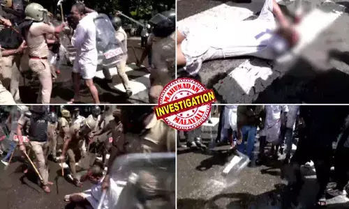 യുദ്ധക്കളമായി തലസ്ഥാനം; യൂത്ത് കോണ്‍ഗ്രസിന്റെ സെക്രട്ടേറിയറ്റ് മാര്‍ച്ചില്‍ സംഘര്‍ഷം; അബിന്‍ വര്‍ക്കിയെ വളഞ്ഞിട്ട് തല്ലി പൊലീസ്; തലപൊട്ടി ചോരയൊലിച്ചു