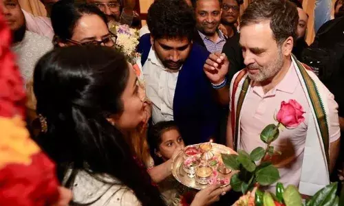 രാഹുല്‍ ഗാന്ധിക്ക് ഡാളസ് അന്താരാഷ്ട്ര വിമാനത്താവളത്തില്‍ ഊഷ്മള സ്വീകരണം