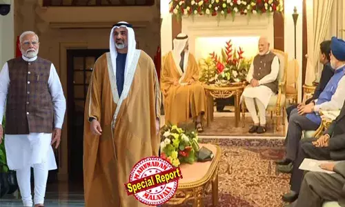 അബുദാബി കിരീടാവകാശിക്ക് ഔദ്യോഗിക സ്വീകരണമൊരുക്കി പ്രധാനമന്ത്രി നരേന്ദ്രമോദി; രാഷ്ട്രപതിയുമായി കൂടിക്കാഴ്ച നടത്തും; രാജ്ഘട്ട് സന്ദര്‍ശിക്കും