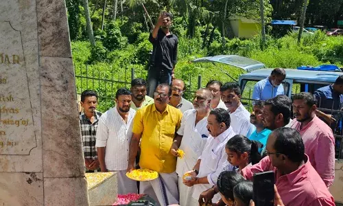 വക്കം ഖാദര്‍ രക്തസാക്ഷിത്വ ദിനാചരണം വക്കം ഖാദര്‍ സ്മൃതി മണ്ഡപത്തില്‍ നടന്നു