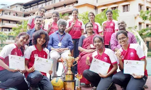 ഓള്‍ കേരള ഫാര്‍മസി ഇന്റര്‍ കൊളീജിയറ്റ് ത്രോ ബോള്‍ ചാമ്പ്യന്‍ഷിപ്പില്‍ അമൃത ജേതാക്കള്‍