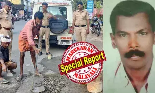 ഓട്ടോ യാത്രക്കാരന്റെ ജീവനെടുത്ത റോഡിലെ കുഴി സ്വന്തം ചെലവില്‍ ട്രാഫിക് പോലീസ് അടച്ചു; അടൂര്‍ എം.സി റോഡിലെ മരണക്കുഴി നികത്തിയത് കോണ്‍ക്രീറ്റ് ചെയ്ത്; അടൂര്‍ ട്രാഫിക് പോലീസിന് സല്യൂട്ട്