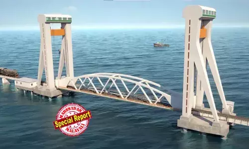 കപ്പലെത്തുമ്പോള്‍ പാലം ഉയരും; കടലിന് മുകളില്‍ ഇന്ത്യ നിര്‍മ്മിച്ച അദ്ഭുതം; പുതിയ പാമ്പന്‍ പാലം യാഥാര്‍ത്ഥ്യമായി; നിര്‍മ്മാണം പൂര്‍ത്തിയാക്കിയത് 535 കോടി രൂപ ചെലവില്‍
