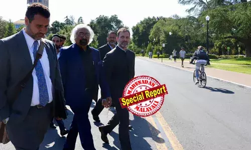 രാഹുല്‍ ഗാന്ധിയുടെ യുഎസ് സന്ദര്‍ശനത്തിനിടെ ബംഗ്ലദേശിലെ ഹിന്ദു സമൂഹത്തെക്കുറിച്ച് ചോദ്യം; ഇന്ത്യന്‍ ഓവര്‍സീസ് കോണ്‍ഗ്രസ് പ്രവര്‍ത്തകര്‍ മാധ്യമപ്രവര്‍ത്തകനെ കയ്യേറ്റം ചെയ്‌തെന്ന് പരാതി