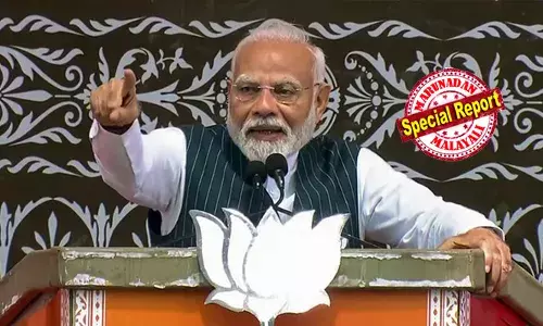 ജമ്മു കശ്മീരില്‍ തീവ്രവാദം അന്ത്യശ്വാസം വലിക്കുന്നു; കുടുംബ പാര്‍ട്ടികള്‍ സ്വന്തം മക്കളെ മാത്രമാണു വളര്‍ത്തിയത്; തെരഞ്ഞെടുപ്പ് മൂന്നു കുടുംബങ്ങളും കശ്മീര്‍ ജനതയും തമ്മിലുള്ള പോരാട്ടമെന്ന് നരേന്ദ്ര മോദി