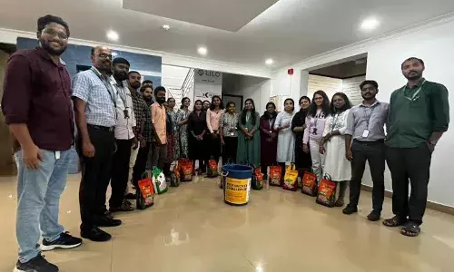 ടെക്‌നോപാര്‍ക്കിലെ നോണ്‍ ഐ ടി ജീവനക്കാര്‍ക്ക് പ്രതിധ്വനി റൈസ് പാക്കറ്റുകള്‍ ഓണസമ്മാനമായി നല്‍കി