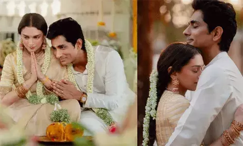 സിദ്ധാര്‍ത്ഥും അദിതി റാവുവും വിവാഹിതരായി; താരദമ്പതികള്‍ക്ക് ആശംസകളുമായി സിനിമാ ലോകം; ഇനി മിസ്റ്റര്‍ ആന്‍ഡ് മിസിസ് അദു- സിദ്ധു എന്ന് കുറിപ്പ്