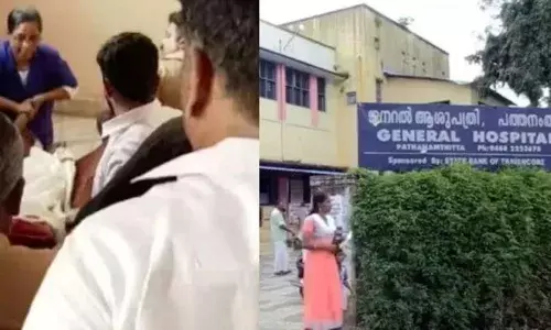 പത്തനംതിട്ട ജനറൽ ആശുപത്രിയിൽ ലിഫ്റ്റ് തകരാറിലായിട്ട് ഏഴു ദിവസം; രോഗികളെ താഴെയിറക്കുന്നത് തുണിയിൽ കെട്ടി; അന്വേഷണത്തിന് ഉത്തരവിട്ട് മന്ത്രി വീണ ജോര്‍ജ്