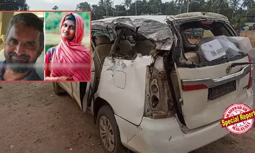 രണ്ടുവര്‍ഷത്തിന് ശേഷം സൗദിയില്‍ നിന്ന് എത്തിയത് മകളുടെ വിവാഹത്തില്‍ പങ്കെടുക്കാന്‍; വിമാനത്താവളത്തില്‍ നിന്ന് വീട്ടിലേക്ക് മടങ്ങും വഴി അച്ഛനും മകള്‍ക്കും ദാരുണാന്ത്യം; ഞെട്ടല്‍ മാറാതെ വള്ളിക്കുന്നം സ്വദേശികള്‍