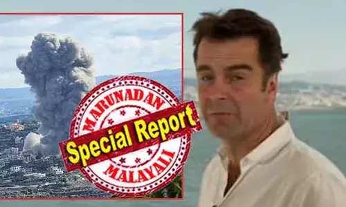 യുദ്ധമുഖത്തെ അപകട റിപ്പോര്‍ട്ടിംഗിന് വീണ്ടും തെളിവ്; ബെയ്റൂട്ടില്‍ ബോംബ് പൊട്ടുന്ന കാഴ്ചക്കിടയില്‍ സ്‌കൈ ന്യൂസ് റിപ്പോര്‍ട്ടറുടെ ലൈവ്