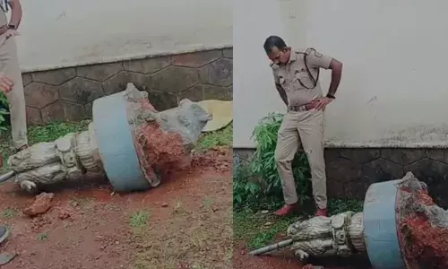 സ്‌കൂളിന്റെ മുന്‍വശത്ത് സ്ഥാപിച്ച അശോക സ്തംഭവും സ്തൂപവും പിഴുതു മാറ്റി; ഹെഡ്മാസ്റ്റര്‍ക്കെതിരായ പരാതിയില്‍ അന്വേഷണം