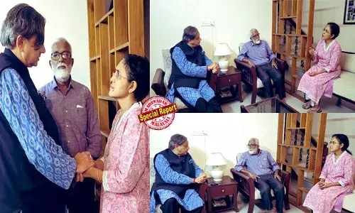 ഒരു കമ്പനിക്ക് 16 മണിക്കൂര്‍ പണിയെടുപ്പിക്കണമെങ്കില്‍ അവര്‍ കൂടുതല്‍ ആളുകളെ ജോലിക്കെടുക്കണം; ചൂഷണവും അവകാശലംഘനവും അരുത്; ഏണസ്റ്റ് ആന്‍ഡ് യങ്ങിലെ ജോലിഭാരം താങ്ങാനാവാതെ മരണമടഞ്ഞ അന്നയുടെ മാതാപിതാക്കളെ സന്ദര്‍ശിച്ച് തരൂര്‍