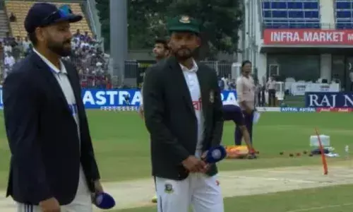 ആശങ്കകൾ ഒഴിഞ്ഞു; കാണ്‍പൂര്‍ ക്രിക്കറ്റ് ടെസ്റ്റില്‍ ഇന്ത്യക്ക് ടോസ്; ഇന്ത്യ ഇറങ്ങുന്നത് മാറ്റമൊന്നുമില്ലാതെ; രണ്ട് മാറ്റം വരുത്തി ബംഗ്ലാദേശ്; ആവേശത്തിൽ ആരാധകർ