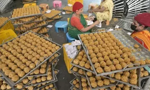 ഇനി മുതൽ പ്രസാദമായി ലഡു വേണ്ട പകരം പൂക്കളും പഴങ്ങളും മാത്രം മതി..; ഭക്തർക്ക് നിർദ്ദേശവുമായി ഉത്തർപ്രദേശിലെ ക്ഷേത്രങ്ങൾ; ലഡു വിവാദ പേടിയിൽ ഉത്തരേന്ത്യൻ ക്ഷേത്രങ്ങളും