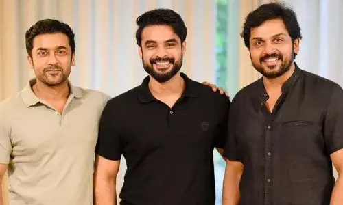 ഒരമ്മ പെറ്റ അളിയന്‍മാര്‍ ; സൂര്യക്കും കാര്‍ത്തിക്കുമൊപ്പം ചിത്രം പങ്കുവെച്ച് ടൊവിനോ