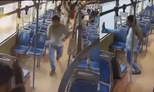 ബസിന്‍റെ ചവിട്ടുപടിയിൽ നിന്ന് യാത്ര ചെയ്യരുതെന്ന് താക്കീത്; കണ്ടക്റെ യുവാവ് കുത്തിപ്പരിക്കേൽപ്പിച്ചു; പ്രതിയെ പോലീസ് അറസ്റ്റ് ചെയ്തു