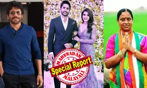 നാഗചൈതന്യയും നടി സാമന്തയും പിരിയാൻ കാരണം ബിആർഎസ് നേതാവ് കെടി രാമ റാവു; ലഹരിപാർട്ടിയിൽ സമാന്തയെ അയക്കണമെന്ന് നാഗാർജുനയോട് കെടിആർ ആവശ്യപ്പെട്ടു; കടുത്ത സ്ത്രീ വിരുദ്ധപരാമർശവുമായി തെലങ്കാന മന്ത്രി; ആരോപണങ്ങൾക്ക് ശക്തമായ മറുപടിയുമായി സാമന്ത; വീണ്ടും ചർച്ചയായി താരങ്ങളുടെ വേർപിരിയൽ