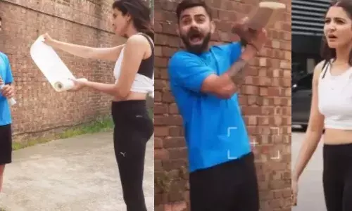 എനിക്ക് ക്രിക്കറ്റില്‍ നിന്നെ തോല്‍പ്പിക്കാനാകും; പക്ഷേ എന്റെ നിബന്ധനകള്‍ അനുസരിക്കണം; കോഹ്‌ലിയെ ക്രിക്കറ്റ് പഠിപ്പിക്കാന്‍ നിയമം തിരുത്തിയെഴുതി അനുഷ്‌ക: വീഡിയോ ഏറ്റെടുത്ത് ആരാധകര്‍