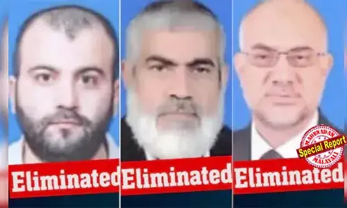 ഗസ്സയിലെ ഹമാസിന്റെ മൂന്നു ഉന്നത നേതാക്കളെ വധിച്ചെന്ന് ഇസ്രയേല്‍; മൂവരും ഹമാസ് സര്‍ക്കാരിന്റെ ബഹുവിധ പ്രവര്‍ത്തനങ്ങളുടെ കടിഞ്ഞാണ്‍ കയ്യാളിയവര്‍; ഒളിത്താവളത്തില്‍ വ്യോമാക്രമണം നടന്നത് മൂന്നുമാസം മുമ്പ്