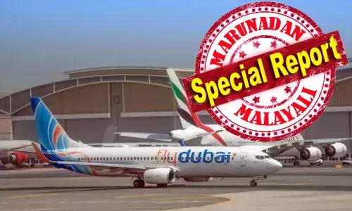 എമിറേറ്റ്‌സും ഫ്‌ലൈ ദുബായിയും യുകെ ബൗണ്ട് ഫ്‌ലൈറ്റുകള്‍ പലതും റദ്ദ് ചെയ്തു; ഖത്തര്‍ എയര്‍വേയ്‌സ് റൂട്ട് മാറ്റി പറക്കുന്നതോടെ യാത്ര ദൈര്‍ഘ്യം കൂടി; വിമാന യാത്രയ്ക്ക് ഇറങ്ങും മുന്‍പ് ഉറപ്പാക്കുക; ഇറാന്‍ മിസൈല്‍ ആക്രമണം ദുബായ് വിമാനത്തിന് തൊട്ടു താഴെ