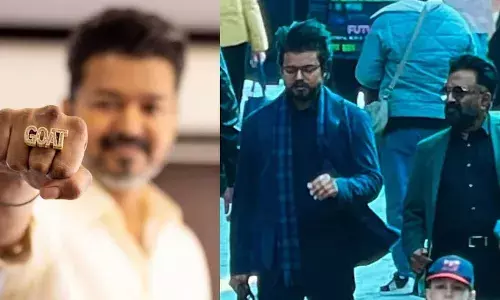 ഗോട്ട് വിജയത്തില്‍ വിജയ്ക്ക് ഗോട്ട്മോതിരം സമ്മാനം; നിര്‍മ്മാതാവ് ടി.ശിവയാണ് സ്വര്‍ണം മോതിരം താരത്തിന് സമ്മാനിച്ചത്