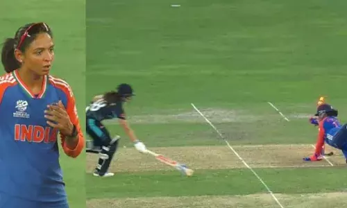 റണ്ണൗട്ടിനായി അപ്പീല്‍ ചെയ്യുമ്പോള്‍ അമ്പയര്‍ കുനിഞ്ഞിരുന്ന് ഷൂ ലേസ് കെട്ടുന്നു; ഔട്ട് ഉറപ്പിച്ച താരം ക്രീസ് വിട്ടു; എന്നാല്‍ താരത്തെ തിരിച്ച് വിളിച്ച് തേര്‍ഡ് അമ്പയര്‍; ഇന്ത്യ-കിവീസ് മത്സരത്തില്‍ വിവാദം