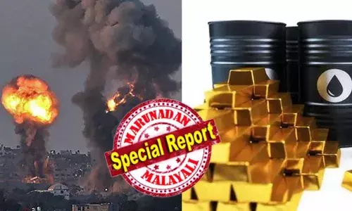 കഴിഞ്ഞ മാസം ലാഭം കൊയ്ത എണ്ണക്കമ്പനികള്‍ പൊട്ടിക്കരയുന്നു! ഇറാന്‍, ഇസ്രായേലിന് മേല്‍ ആക്രമണം നടത്തിയതും ക്രൂഡ് ഓയില്‍ വില മിന്നലായി; യുദ്ധമുഖത്ത് എണ്ണയും സ്വര്‍ണ്ണവും കത്തിക്കയറുമ്പോള്‍
