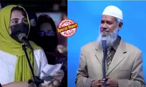 മയക്കുമരുന്ന് ഉപയോഗവും, പീഡോഫീലിയയും വ്യഭിചാരവും വര്‍ധിച്ചിട്ടും മത നേതൃത്വം ഇടപെടാത്തത് എന്തേ? പാക് പെണ്‍കുട്ടിയുടെ ചോദ്യത്തിനുമുന്നില്‍ ബബ്ബബയടിച്ച് വിവാദ മത പ്രഭാഷകന്‍; സാക്കിര്‍ നായിക്കിനെ നിര്‍ത്തി പൊരിച്ച പല്‍വാഷ വൈറലാവുമ്പോള്‍!