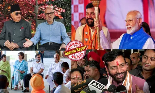 ജാട്ട് വിരുദ്ധ വോട്ടുധ്രുവീകരണവും സംഘടനാപാടവവും തന്ത്രപ്രധാന സ്ഥാനാര്‍ഥി നിര്‍ണയവും ഹരിയാനയില്‍ ബിജെപിക്ക് നേടി കൊടുത്തത് 48 സീറ്റുകള്‍; തമ്മിലടി അടക്കം വിനയായപ്പോള്‍ കോണ്‍ഗ്രസിന് 37 സീറ്റുകള്‍; 42 സീറ്റുമായി ജമ്മു-കശ്മീരില്‍ കരുത്ത് കാട്ടിയ എന്‍സിയുടെ തോളിലേറി കോണ്‍ഗ്രസും അധികാരം രുചിക്കുന്നു; അന്തിമ ചിത്രം ഇങ്ങനെ