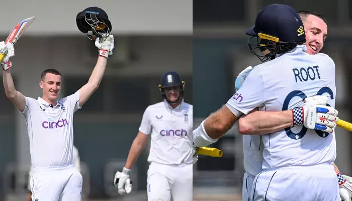 ഹാരി ബ്രൂക്കിന്റെ ട്രിപ്പിള്‍ സെഞ്ചറിയും ജോ റൂട്ടിന്റെ ഇരട്ടസെഞ്ചറിയും; 150 ഓവറില്‍ ഇംഗ്ലണ്ട് അടിച്ചുകൂട്ടിയത് 823 റണ്‍സ്; മുള്‍ട്ടാനില്‍ ഇംഗ്ലിഷ് റണ്‍മലയ്ക്ക് മുന്നില്‍ പകച്ച് പാക്ക് ബൗളര്‍മാര്‍; രണ്ടാം ഇന്നിംഗ്‌സില്‍ പാക്കിസ്ഥാന് മോശം തുടക്കം