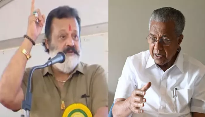 പിണറായി വിജയന് എന്നെ സിപിഎമ്മിലേക്ക് ക്ഷണിച്ചിട്ടുണ്ട്; വിജയേട്ടാ എനിക്കിത് പറ്റില്ലെന്നാണ് മറുപടി നല്കിയത്; ഇക്കാര്യത്തിന് ശാരദ ടീച്ചര് സാക്ഷിയാണ്; ചങ്കൂറ്റമുണ്ടെങ്കില് നിഷേധിക്കട്ടെയെന്ന് സുരേഷ് ഗോപി പിണറായി വിജയന് എന്നെ സിപിഎമ്മിലേക്ക് ക്ഷണിച്ചിട്ടുണ്ട്; വിജയേട്ടാ എനിക്കിത് പറ്റില്ലെന്നാണ് മറുപടി നല്കിയത്; ഇക്കാര്യത്തിന് ശാരദ ടീച്ചര് സാക്ഷിയാണ്; ചങ്കൂറ്റമുണ്ടെങ്കില് നിഷേധിക്കട്ടെയെന്ന് സുരേഷ് ഗോപി