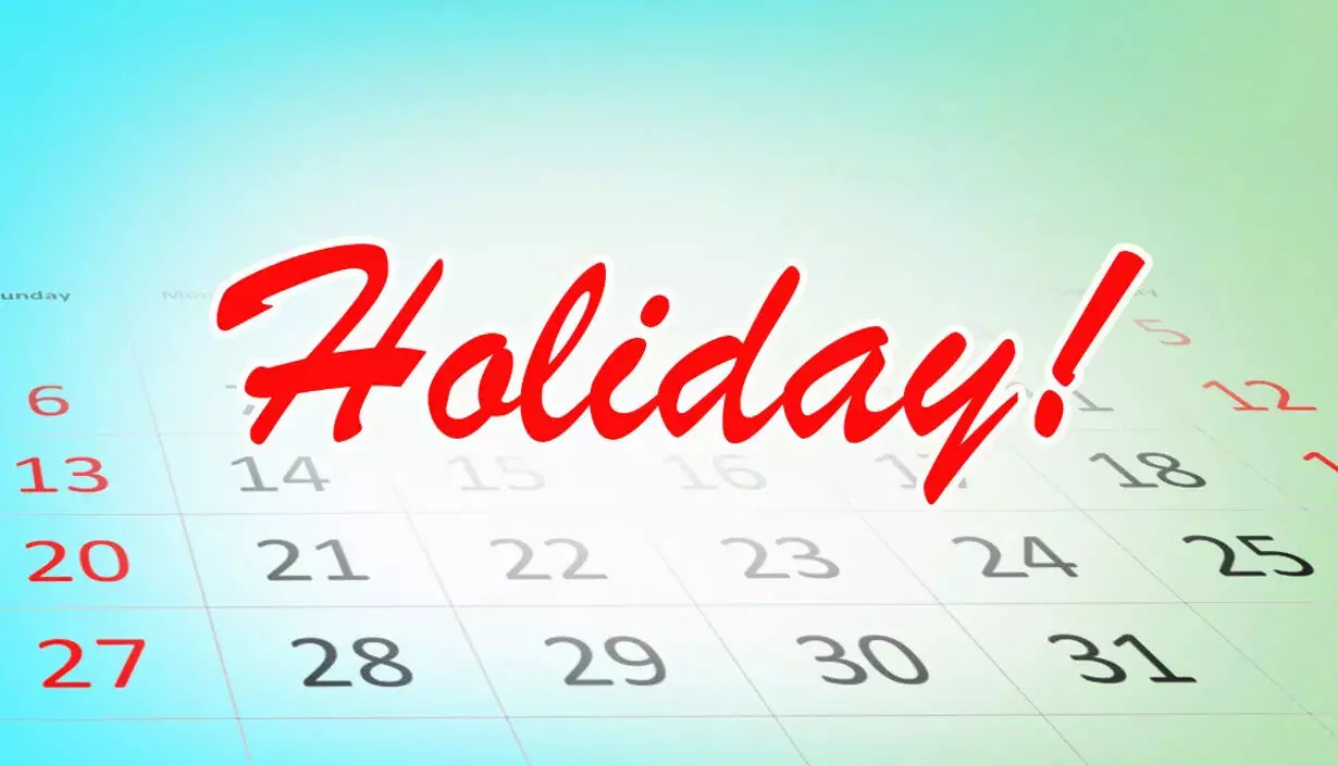 2025ലെ പൊതു അവധി ലിസ്റ്റ് ഇതാ; 5 അവധികള്‍ വരുന്നത് ഞായറാഴ്ച