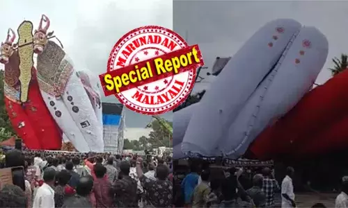 ഓച്ചിറ ഉത്സവത്തിന് എത്തിച്ച 72 അടി ഉയരമുള്ള കാലഭൈരവന്‍ കെട്ടുകാള മറിഞ്ഞു; രണ്ട് പേര്‍ക്ക് പരിക്കേറ്റു, ആളപായം ഒഴിവായി; തകര്‍ന്നു വീണത് കെട്ടുത്സവത്തിന് പടനിലത്തെത്തുന്ന കെട്ടുകാളകളില്‍ ഏറ്റവും വലിയവന്‍