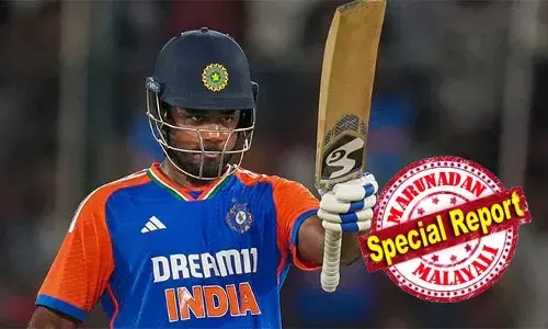 വെടിക്കെട്ട് സാംസണ്‍..!  ഹൈദരാബാദില്‍ കടുവകള്‍ക്ക് മേല്‍ സാംസന്റെ സംഹാര താണ്ഡവം; ഉജ്ജ്വല സെഞ്ച്വറിയുമായി കത്തിക്കയറി; ഒരോവറില്‍ സഞ്ജു അടിച്ചുകൂട്ടിയത് അഞ്ച് സിക്‌സര്‍; ഇന്ത്യന്‍ ടീമില്‍ നിലനില്‍ക്കാനുള്ള അവസാന അവസരം മുതലാക്കി മലയാളി താരം