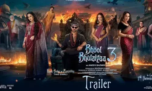 വിണ്ടും ഭയപ്പെടുത്താന്‍ വിദ്യാ ബാലന്‍; ഒപ്പം മാധുരിയും; ഭൂല്‍ ഭുലയ്യ 3 ട്രെയിലര്‍ പുറത്ത്; ഒന്നല്ല, രണ്ട് നാഗവല്ലിമാര്‍ എന്ന് പ്രേക്ഷകര്‍
