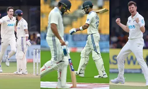 കിവീസ് പേസര്‍മാര്‍ക്കു മുന്നില്‍ തകര്‍ന്നടിഞ്ഞ് ഇന്ത്യന്‍ ബാറ്റിങ്നിര; ചിന്നസ്വാമിയില്‍ 46 റണ്‍സിന് ഓള്‍ഔട്ട്! ഹോം ഗ്രൗണ്ടില്‍ ഇന്ത്യയുടെ ചെറിയ ടെസ്റ്റ് സ്‌കോര്‍; രോഹിത്തിനും സംഘത്തിനും നാണംകെട്ട റെക്കോര്‍ഡ്