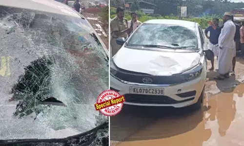 വടക്കഞ്ചേരിയില്‍ 24 ന്യൂസിന്റെ കാറിടിച്ച് രണ്ട് കുട്ടികള്‍ മരിച്ചു; മരണപ്പെട്ടത് പളളിയില്‍ നമസ്‌കാരം കഴിഞ്ഞ് മടങ്ങിയ പത്താം ക്ലാസ് വിദ്യാര്‍ഥികള്‍; നിയന്ത്രണം വിട്ട് അതിവേഗം പാഞ്ഞുവന്ന കാര്‍ കുട്ടികളെ ഇടിച്ചുതെറിപ്പിച്ചെന്ന് ദൃക്‌സാക്ഷികള്‍