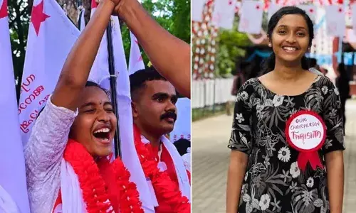 തിരുവനന്തപുരം യൂണിവേഴ്‌സിറ്റി കോളേജില്‍ ഇതാദ്യമായി വനിതാ ചെയര്‍പേഴ്‌സണ്‍; പുതുചരിത്രം കുറിച്ചത് എസ്എഫ്‌ഐയുടെ ഫരിഷ്ത എന്‍ എസ്; മാര്‍ ഇവാനിയോസ് നിലനിര്‍ത്തി കെ എസ് യു