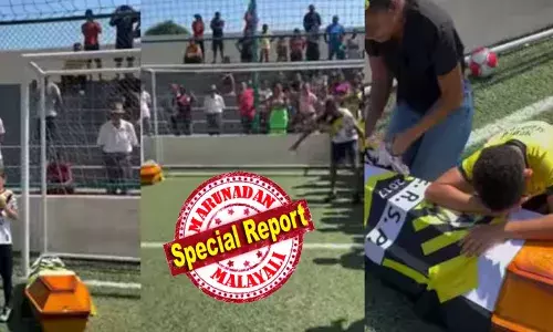 പനി വില്ലനായി എത്തി ന്യൂമോണിയായി; പിന്നാലെ കളിക്കൂട്ടുകാരൻ മരണത്തിന് കീഴടങ്ങി; കൂടെ നിന്ന് പന്ത് തട്ടിയ കൂട്ടുകാരൻ ഇനി ഇല്ലെന്ന സത്യം അവർ മനസിലാക്കി; ദുഃഖം സഹിക്കാൻ വയ്യാതെ ഫുട്‌ബോൾ സ്‌കൂളിലെ സഹപാഠികൾ; ഡെയ്‌വിഡിന് നൽകിയ വിട പറയൽ വീഡിയോ വൈറൽ; കണ്ണീരോടെ സോഷ്യൽ  ലോകം