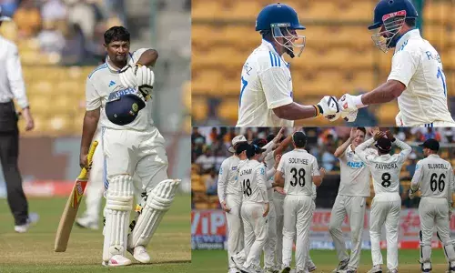സര്‍ഫറാസ് ഖാന്റെ മിന്നും സെഞ്ചുറി;  ഒരു റണ്‍ അകലെ വച്ച് സെഞ്ചുറി നഷ്ടമായ ഋഷഭ് പന്ത്; ഇരുവരും പുറത്തായതോടെ അതിവേഗം കൂടാരം കയറി ഇന്ത്യ; ബെംഗളുരു ടെസ്റ്റില്‍ 462 റണ്‍സിന് ഓള്‍ഔട്ട്;  കിവീസിന് 107 റണ്‍സ് വിജയലക്ഷ്യം