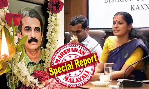 രാജി കത്ത് നല്‍കാന്‍ രഹസ്യമായി എത്തിയ ദിവ്യ; ജില്ലാ പഞ്ചായത്ത് ഓഫീസില്‍ കയറാതെ റെയില്‍വേ സ്റ്റേഷന്‍ കവാടത്തിന് സമീപത്ത് രാജി കത്ത് കൈമാറല്‍; എല്ലാം നടന്നത് ടൗണ്‍ സ്റ്റേഷനില്‍ നിന്നും 50 മീറ്റര്‍ അകലെ മാത്രം; തൊട്ടു മുന്നില്‍ കണ്ടിട്ടും അറസ്‌റ്റൊഴിവാക്കി; ഇത് ദിവ്യാ-പോലീസ് ഒത്തുകളിക്കഥ