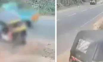 ശബരിമല തീർത്ഥാടകർ സഞ്ചരിച്ച കാറും ഓട്ടോറിക്ഷയും തമ്മിൽ കൂട്ടിയിടിച്ച് അപകടം; അഞ്ച് പേർക്ക് പരിക്ക്; ഓട്ടോ തോട്ടിലേക്ക് മറിഞ്ഞു