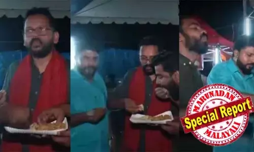 ഇന്നലെ വരെയുള്ളതെല്ലാം മറന്നേക്കൂ...! അതിവേഗം സഖാവായി പി സരിന്റെ പരകായ പ്രവേശം;  ഒരു പാത്രത്തില്‍ നിന്ന് ബിരിയാണി കഴിച്ച് സരിനും വസീഫും സനോജും ആര്‍ഷോയും; വീഡിയോ വൈറലാകുമ്പോള്‍ സൈബറിടത്തില്‍ വിമര്‍ശനം