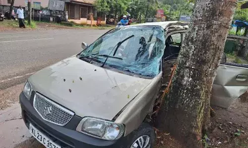 നിയന്ത്രണം വിട്ട കാര്‍ മരത്തിലിടിച്ച് യുവാവ് മരിച്ചു