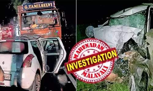 പാലക്കാട് കല്ലടിക്കോട്ട് കാറും ലോറിയും  കൂട്ടിയിടിച്ചുണ്ടായ അപകടത്തില്‍ മരിച്ചത് അഞ്ചു പേര്‍;കാറിന്റെ പകുതിയോളം ലോറിയിലേക്ക് ഇടിച്ചുകയറി; ആളുകളെ പുറത്തെടുത്തത് കാര്‍ വെട്ടിപ്പൊളിച്ച്: അപകടത്തിനിടയാക്കിയത് കാറിന്റെ അമിത വേഗം