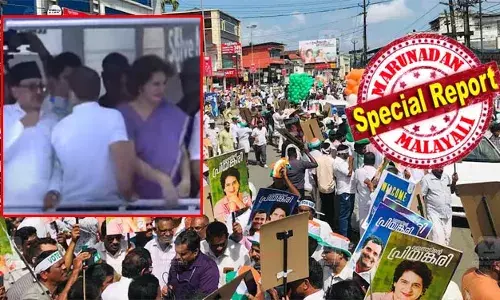 പത്രിക നല്‍കാനെത്തിയ പ്രിയങ്ക ഗാന്ധിക്ക് ഉജ്ജ്വല സ്വീകരണം; കല്‍പ്പറ്റയില്‍ റോഡ് ഷോ തുടങ്ങി; പ്രിയങ്കയ്‌ക്കൊപ്പം രാഹുലും തുറന്ന വാഹനത്തില്‍; യുഡിഎഫ് നേതാക്കള്‍ക്കൊപ്പം റോബര്‍ട്ട് വധേരയും റോഡ് ഷോയില്‍; കലക്ടറേറ്റിലെത്തി ഉടന്‍ പത്രിക നല്‍കും