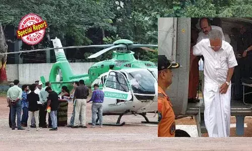 മാസം 80 ലക്ഷം വാടകയ്ക്ക് സര്‍ക്കാര്‍ എടുത്ത ഹെലികോപ്ടറില്‍ മുഖ്യമന്ത്രി എത്ര വട്ടം പറന്നു? പുറത്തുപറയാനാവില്ലെന്ന് സര്‍ക്കാരിന്റെ മറുപടി; 9 മാസത്തെ വാടകയായി ഇതുവരെ ചെലവഴിച്ചത് 7.20 കോടി;  ധൂര്‍ത്തെന്ന ആക്ഷേപത്തിനിടെ കണക്കുകള്‍ പുറത്ത്