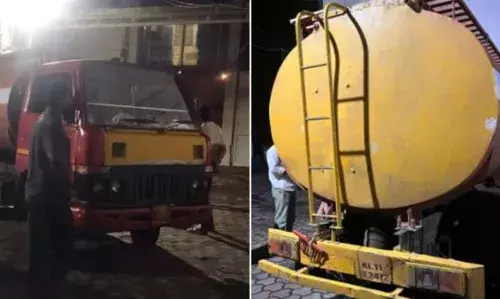 കോഴിക്കോട് അനധികൃതമായി കക്കൂസ് മാലിന്യം ശേഖരിച്ചു; നടപടിയുമായി ആരോഗ്യ വിഭാഗം അധികൃതര്‍; വാഹനം കസ്റ്റഡിയിലെടുത്തു