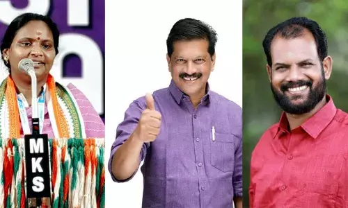 ചേലക്കരയില്‍ നാമനിര്‍ദ്ദേശപത്രിക സമര്‍പ്പിച്ച് മുന്നണി സ്ഥാനാര്‍ത്ഥികള്‍; ഡിഎംകെ സ്ഥാനാര്‍ത്ഥിയുടെ കാര്യത്തില്‍ പ്രതികരണവുമായി രമ്യ ഹരിദാസ്